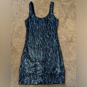 Sequin Bodycon Dress - size small